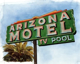 Arizona Motel on 6th Avenue, 2004